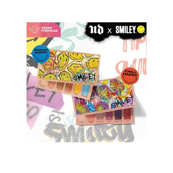 UD + Smiley Ltd Ed mini palettes, moondust pallet & mini UD setting spray - Picture 6 of 7